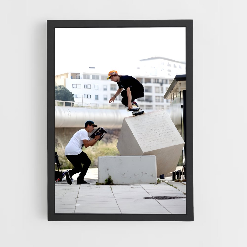 Poster Ride the Concrete – affiche Rollerblade (vue 2)